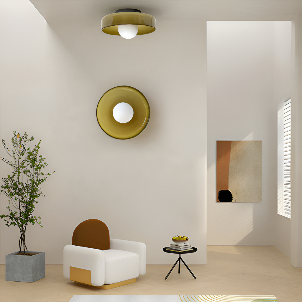 Lámpara Techo Retro Minimalista - Plafón Fijo