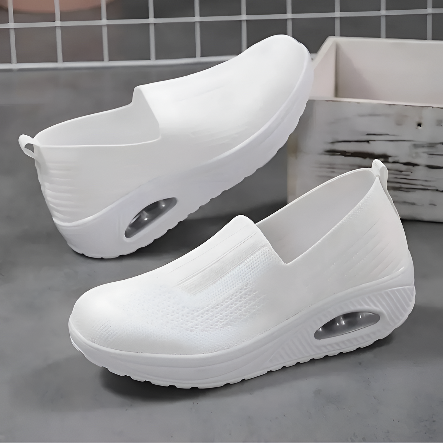 Zapatillas Slip-On para Mujer - Brunch de Fin de Semana
