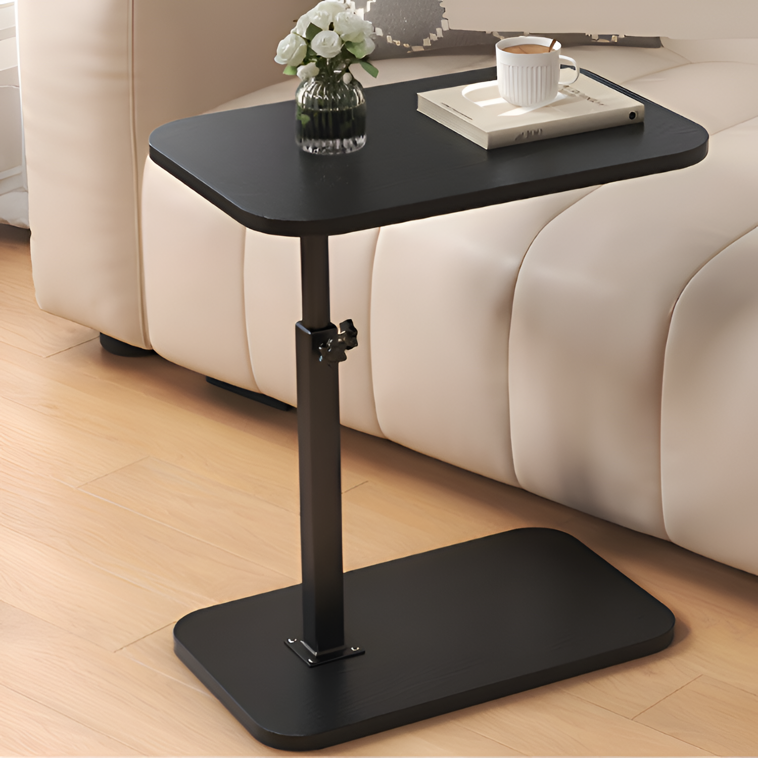 Mesa Lateral Ajustable Minimalista - Funcional