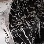 Manta decorativa botánica - Reversible para sofá