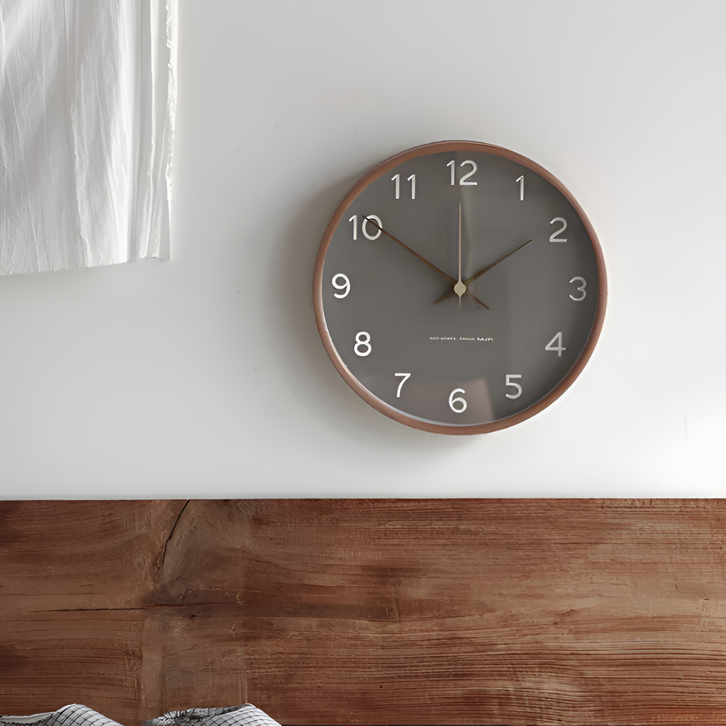 Reloj Pared Silencioso Minimalista - Analógico