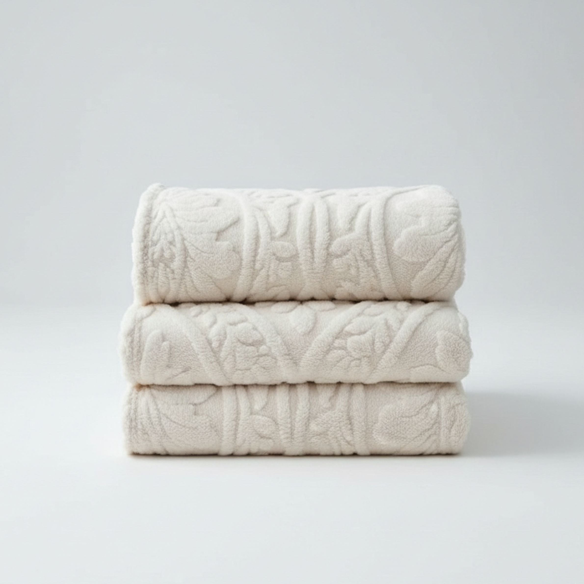 Manta de Lana Tejida - Jacquard