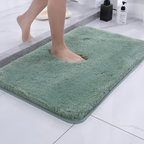 Alfombrilla de baño antideslizante - paño de microfibra absorbente para el hogar