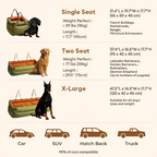 Asiento Elevador Deluxe para Perro - Ajustable