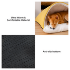 Cama de Mascotas con Capucha - Antideslizante