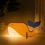 Luz de Noche Madera Minimalista - Forma Animal