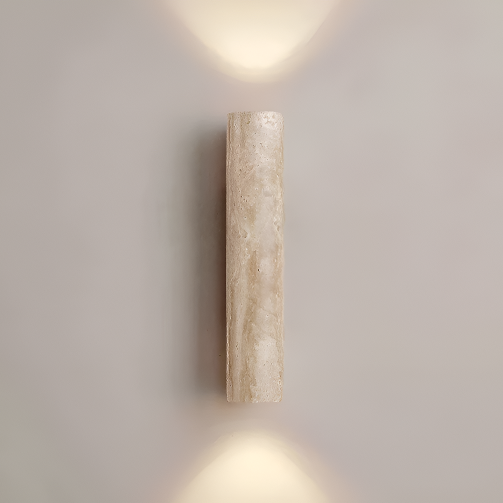 Aplique Travertino Minimalista - Luz Ambiental