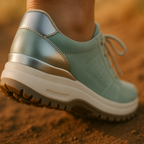 Tenis Para Mujer Con Cremallera Lateral Y Cordones - Brunch De Fin De Semana