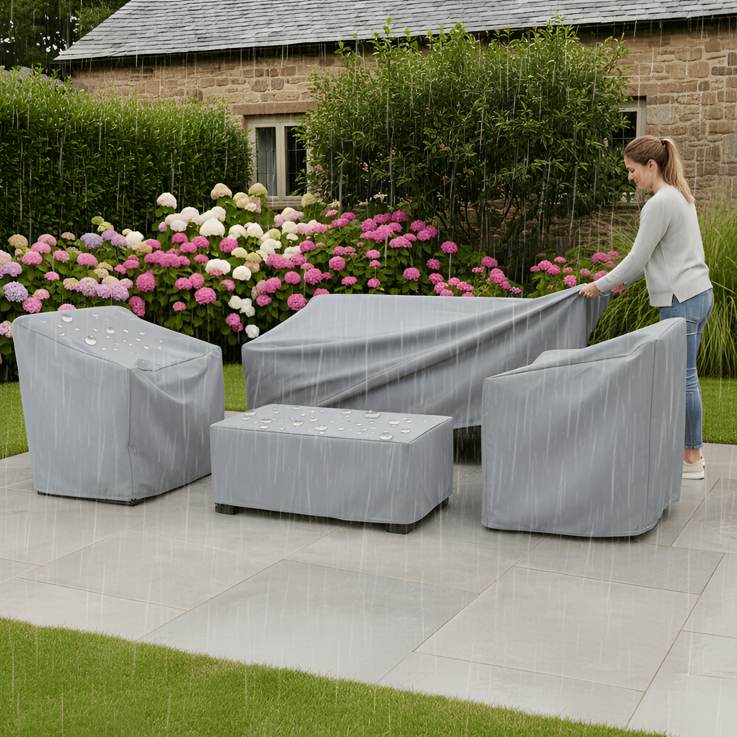 Funda Muebles Ajustable Resistente - Cordón