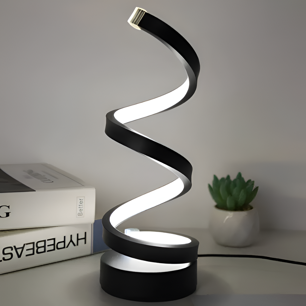 Lámpara Espiral Atenuable Minimalista - Cableada