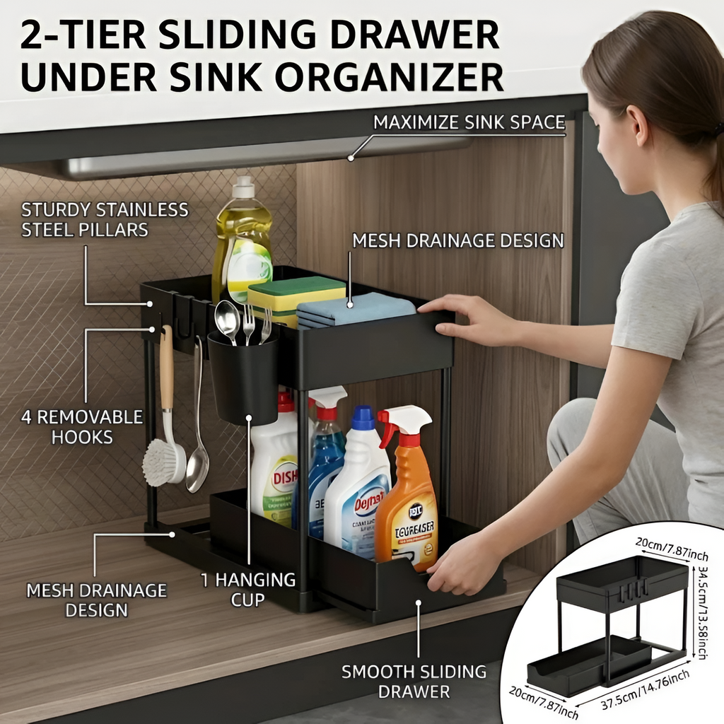 Organizador Minimalista Deslizable - Modular