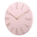 Reloj de Pared Minimalista de Números de Alambre - Silencioso