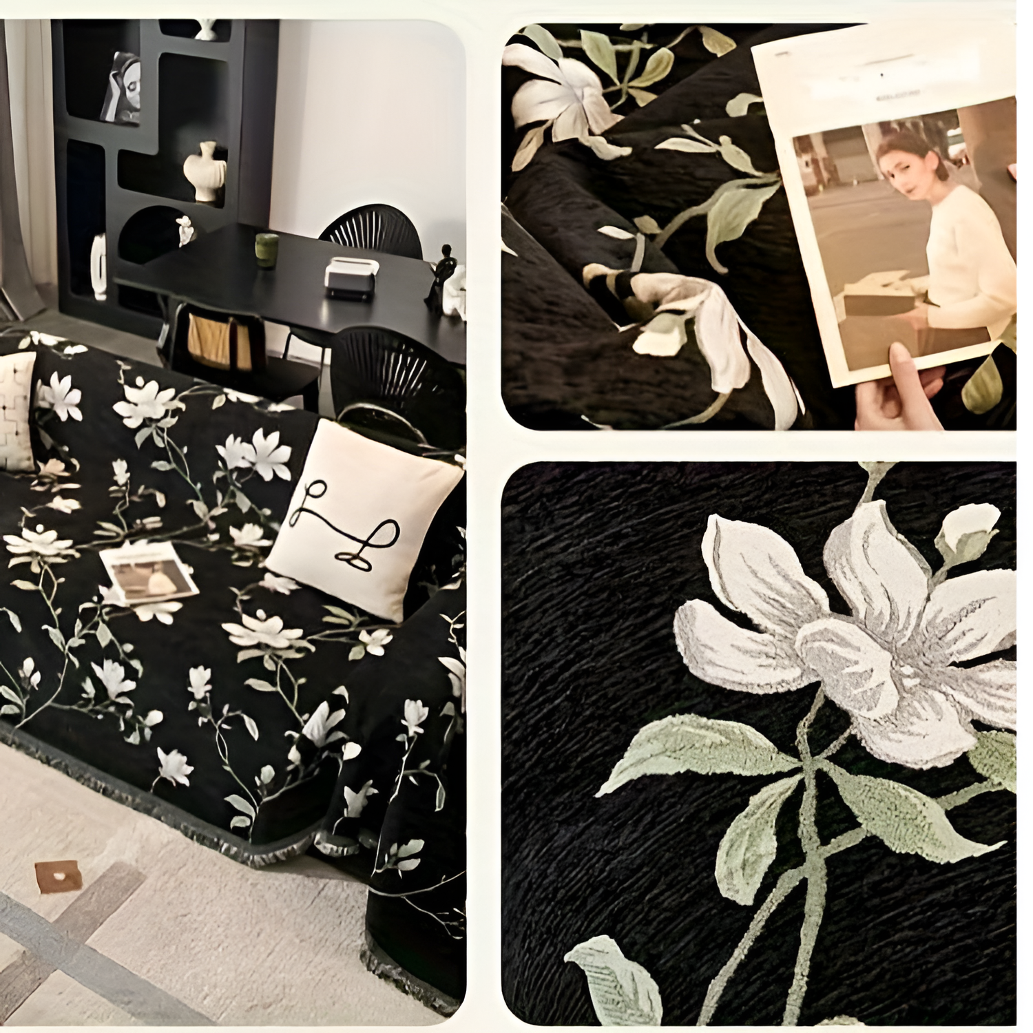 Funda De Sofá Floral Vintage - Decoración Salón