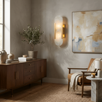 Aplique de Pared Alargado Minimalista - Alabastro