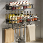 Estante Organizador De Pared Minimalista - Ranurado