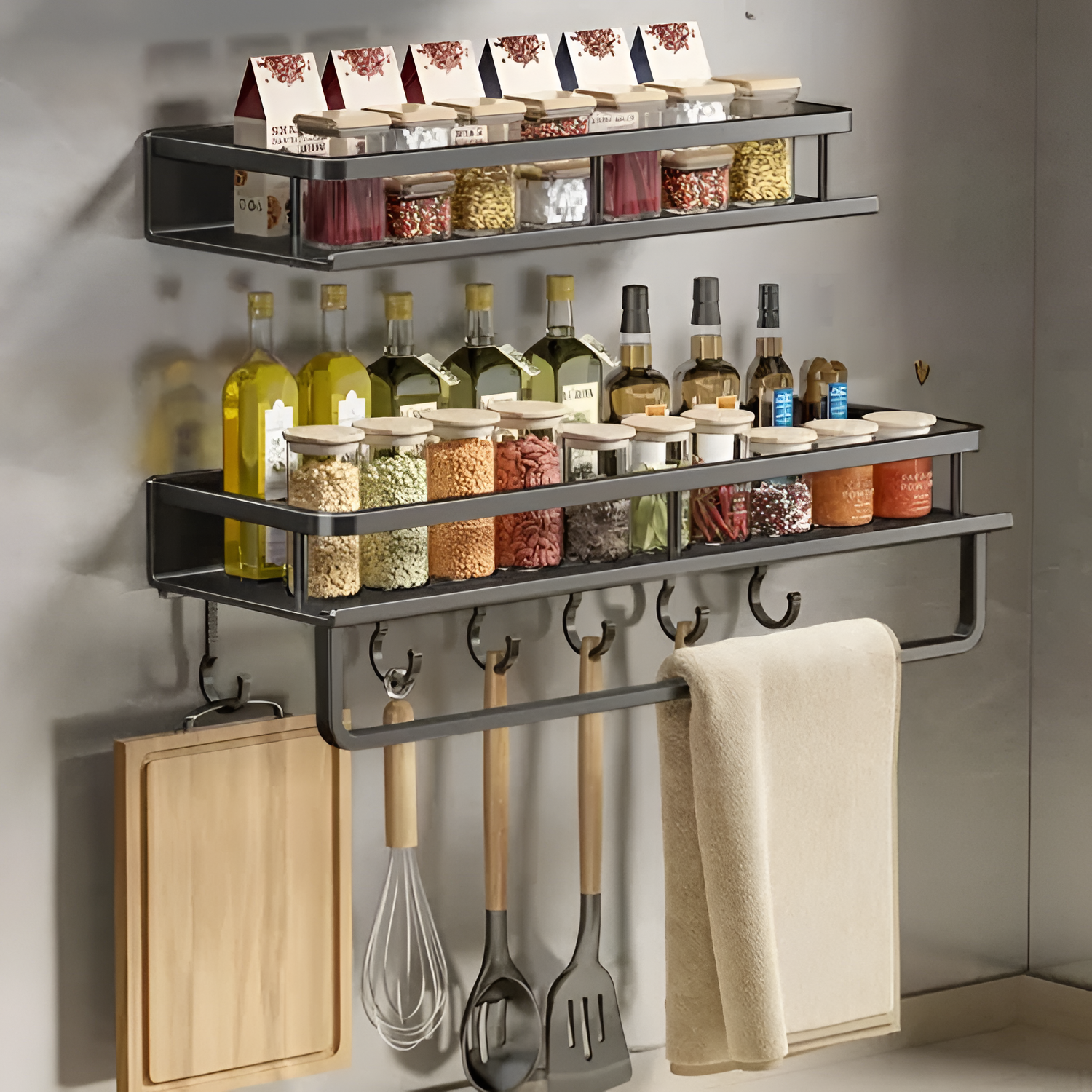 Estante Organizador De Pared Minimalista - Ranurado