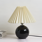 Lámpara Mesa Cerámica Minimalista - Plisada