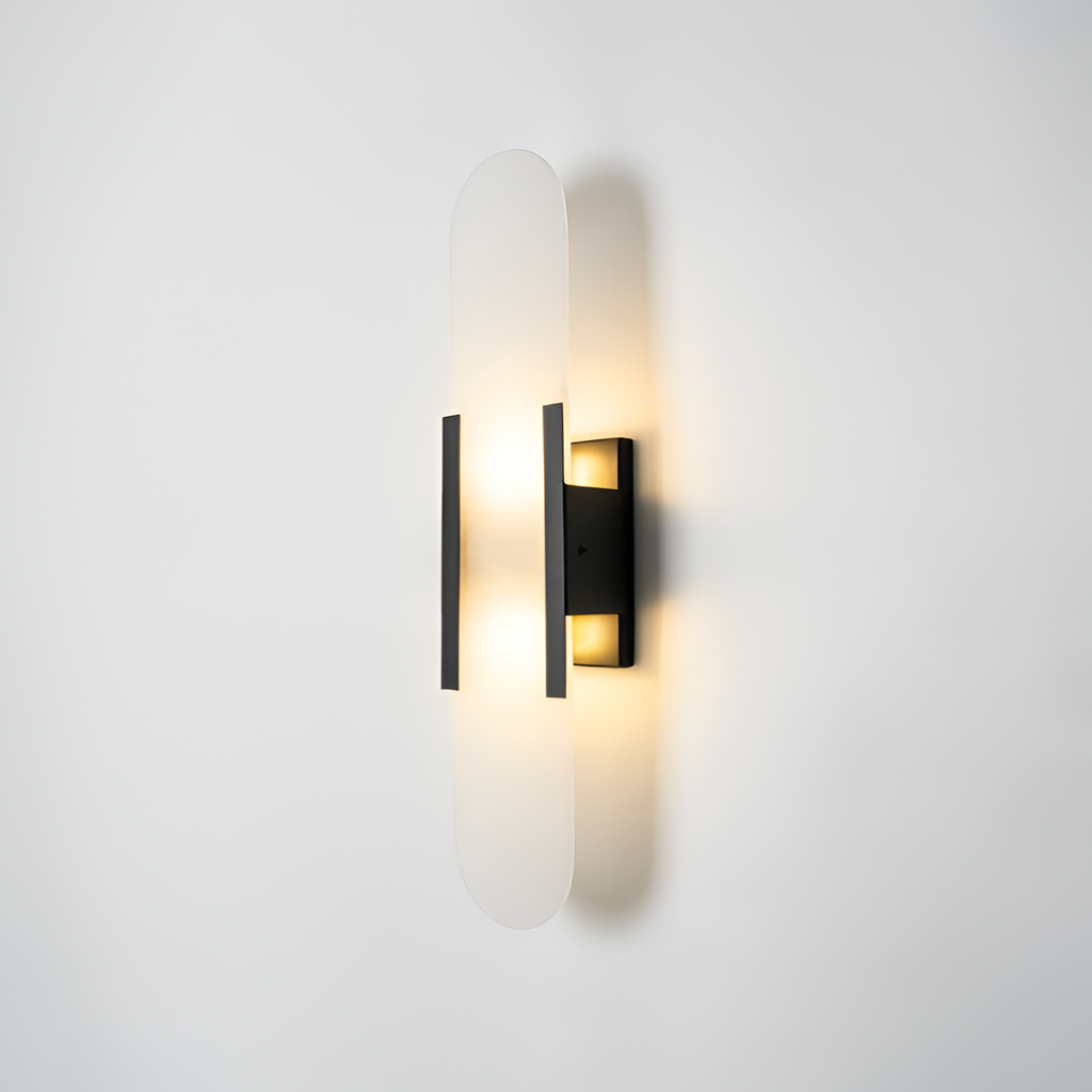 Aplique de Pared Alargado Minimalista - Alabastro