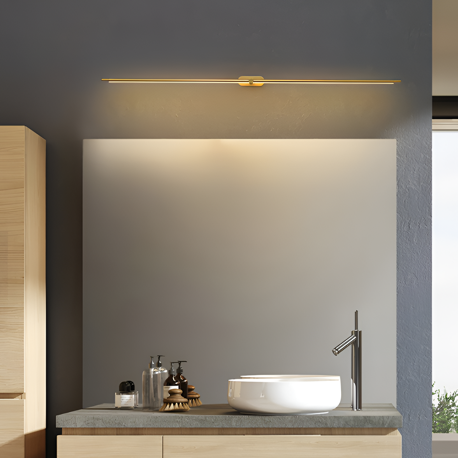 Lámpara Lineal de Pared - Giratoria