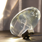 Lámpara Mesa Cristal Minimalista - Escultórica