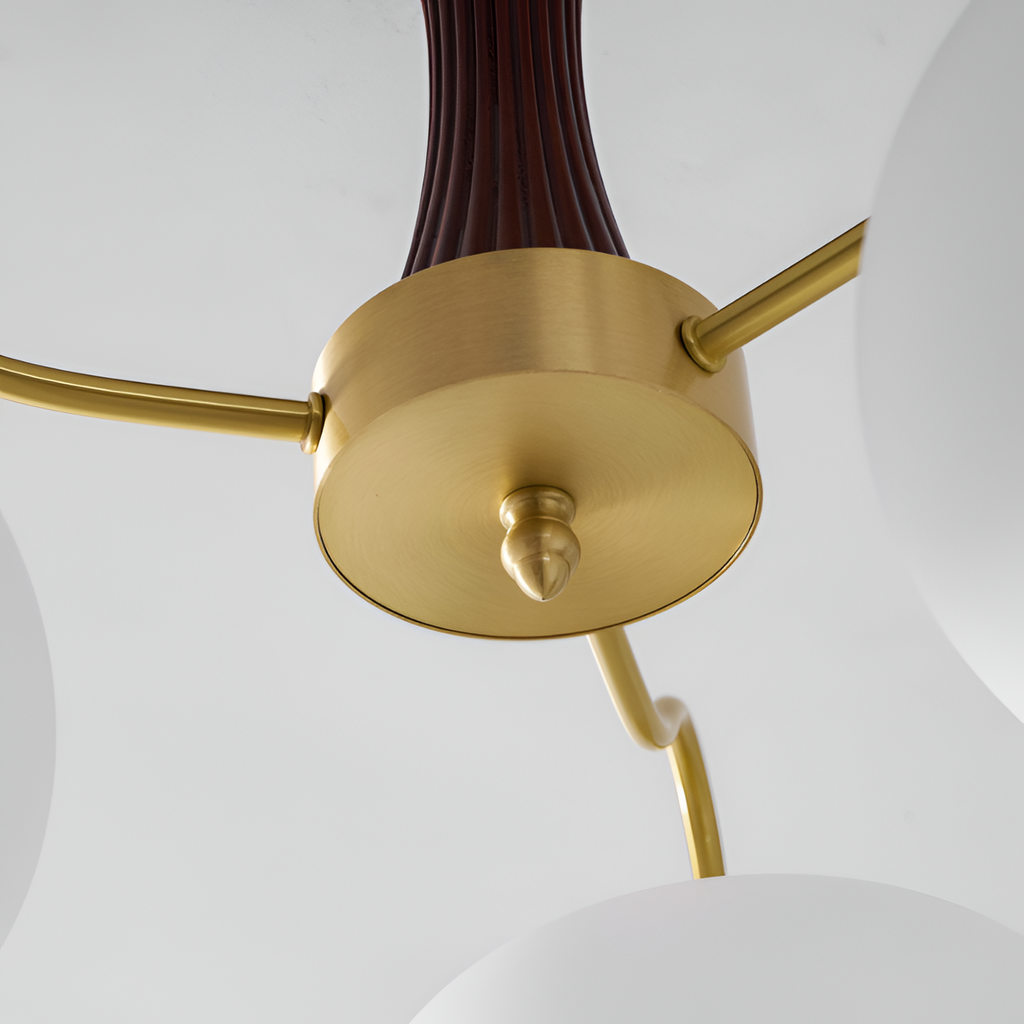 Candelabro Persimón Mediados de Siglo - Minimalista