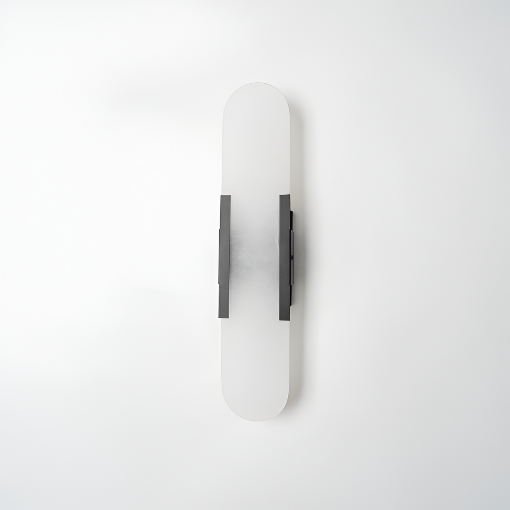 Aplique de Pared Alargado Minimalista - Alabastro