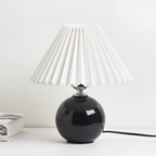 Lámpara Mesa Cerámica Minimalista - Plisada