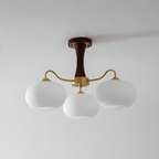 Candelabro Persimón Mediados de Siglo - Minimalista