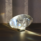 Lámpara Mesa Cristal Minimalista - Escultórica