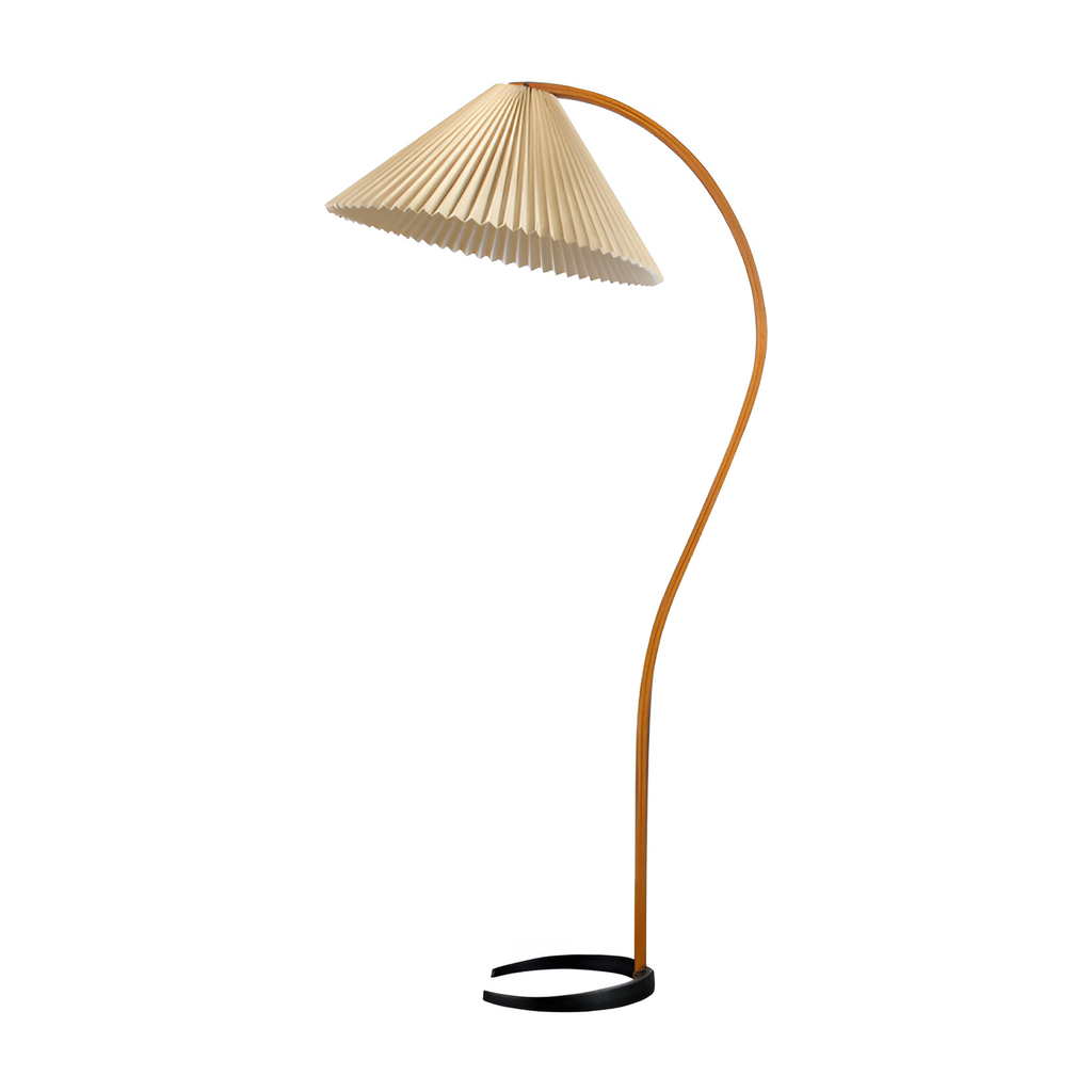 Lámpara de Pie de Arco Minimalista - Plisada