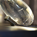 Lámpara Mesa Cristal Minimalista - Escultórica