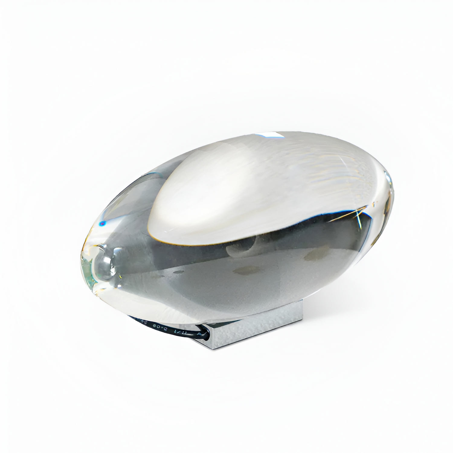 Lámpara Mesa Cristal Minimalista - Escultórica