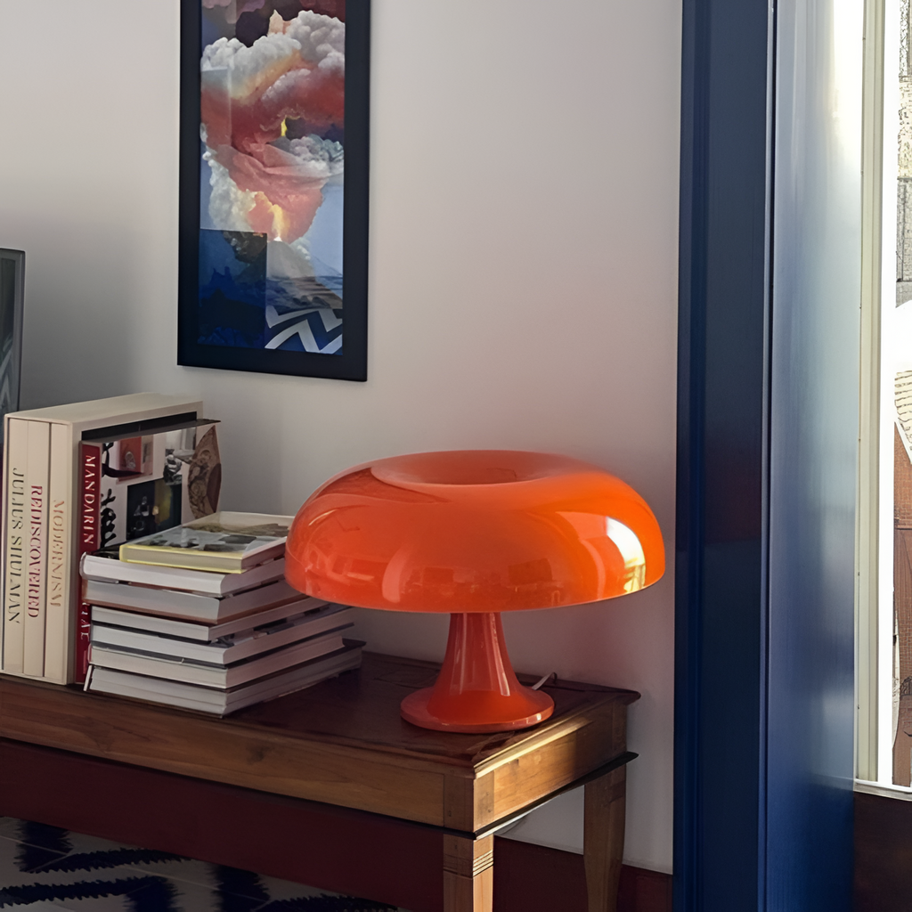 Lámpara de Mesa Champiñón Retro Minimalista - Portátil