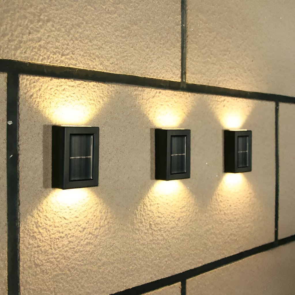 Luz de Pared Solar Minimalista - Brillo Bidireccional