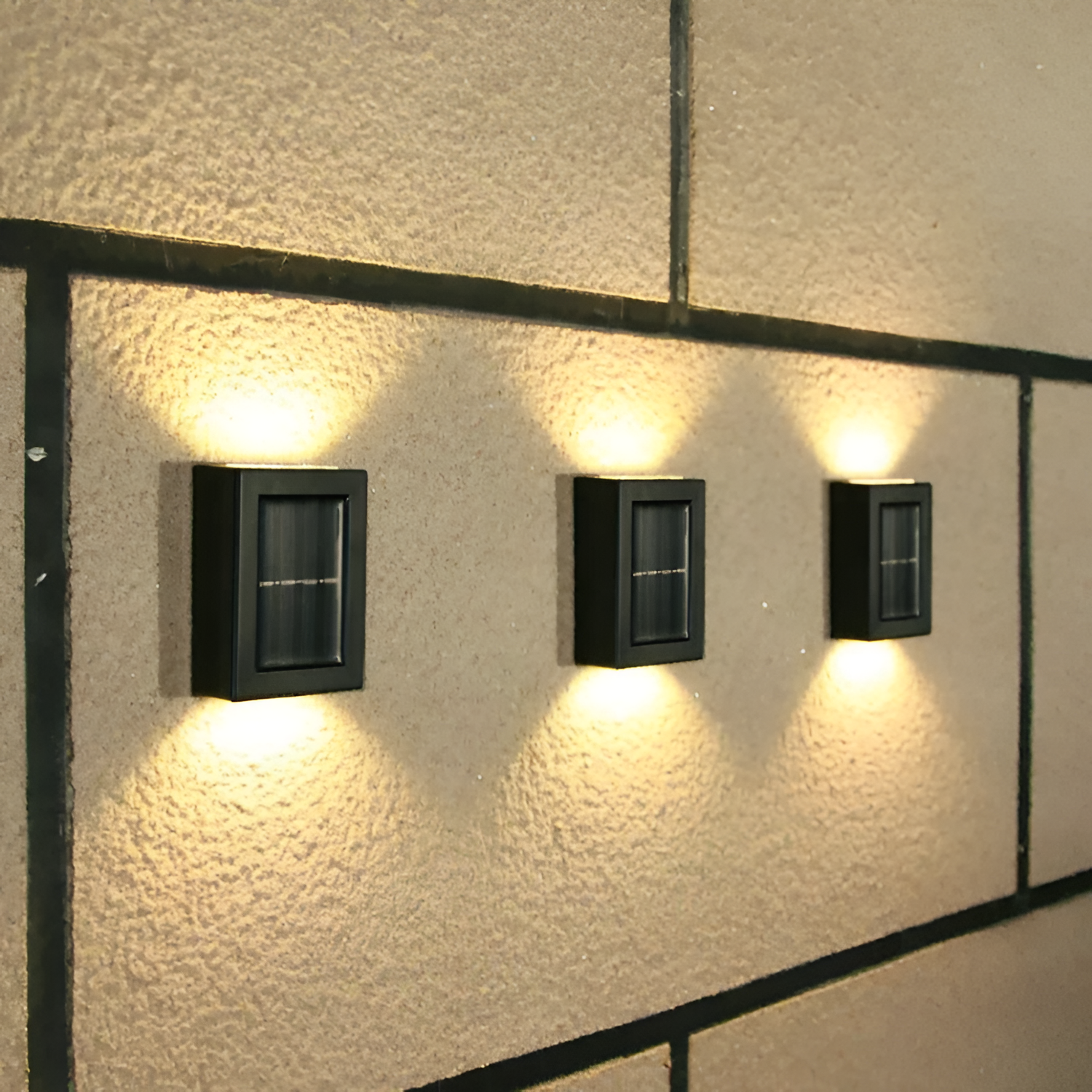 Luz de Pared Solar Minimalista - Brillo Bidireccional