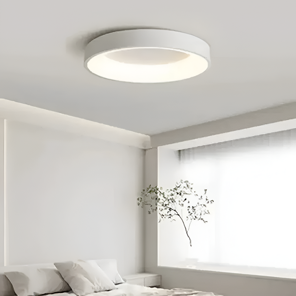 Lámpara LED Circular Nórdica - Techo Interior Minimalista
