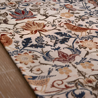 Camino de Mesa con Patrón de Aves y Flores - Acento Decorativo para Comedor