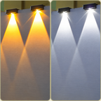 Lámpara Solar Exterior con Sensor Automático y Cambio de Color RGB - IP65 para Jardín y Patio