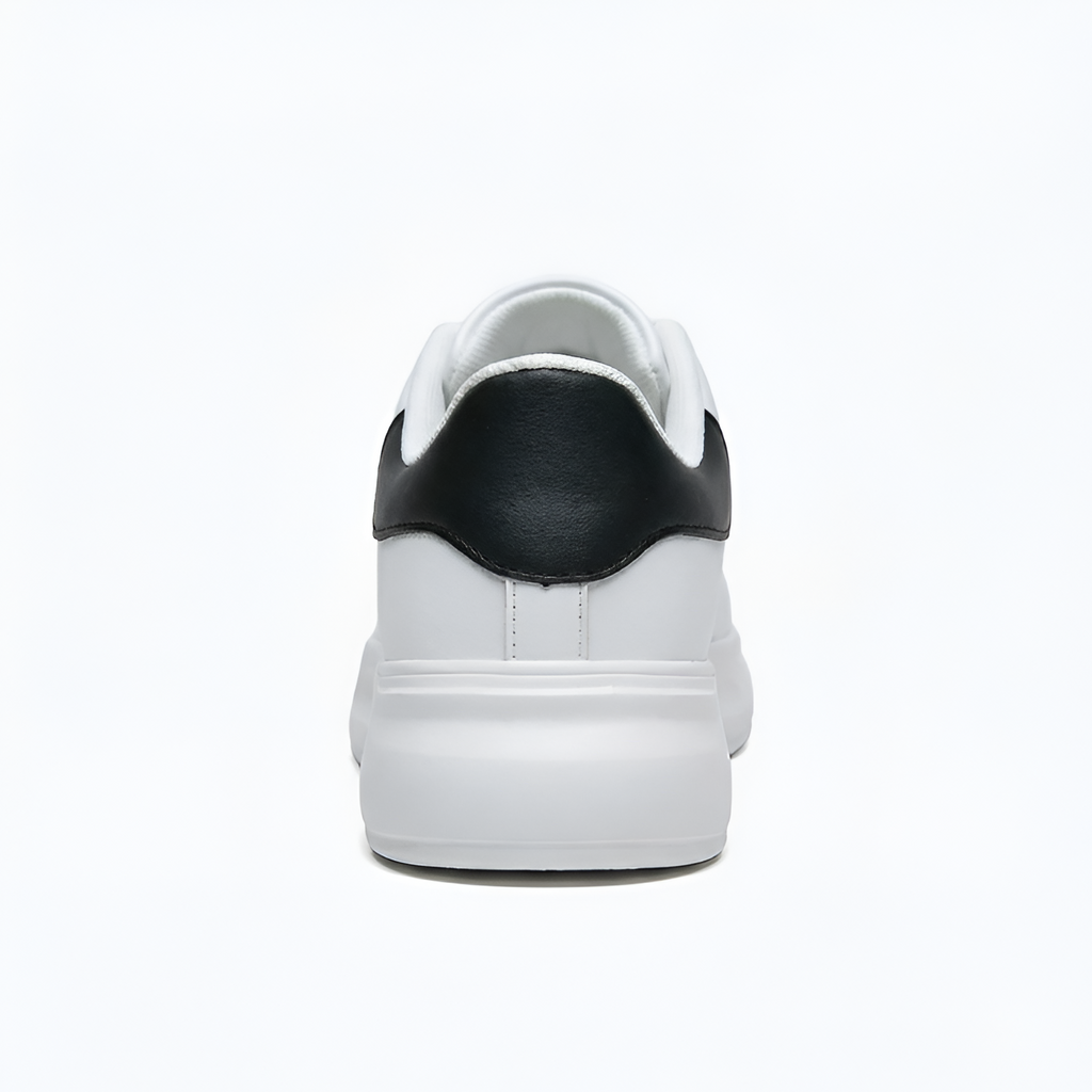 Zapatillas Deportivas Blancas Lisas con Cordones para Mujer - Brunch de Fin de Semana