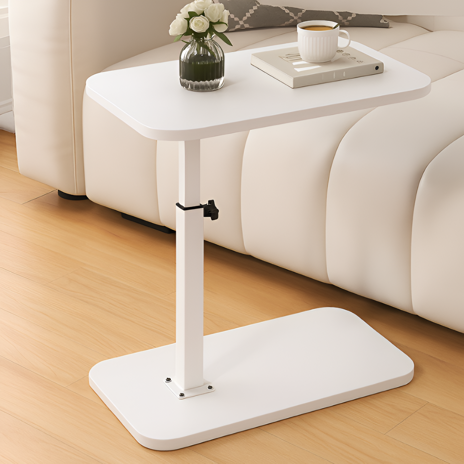 Mesa Lateral Ajustable Minimalista - Funcional