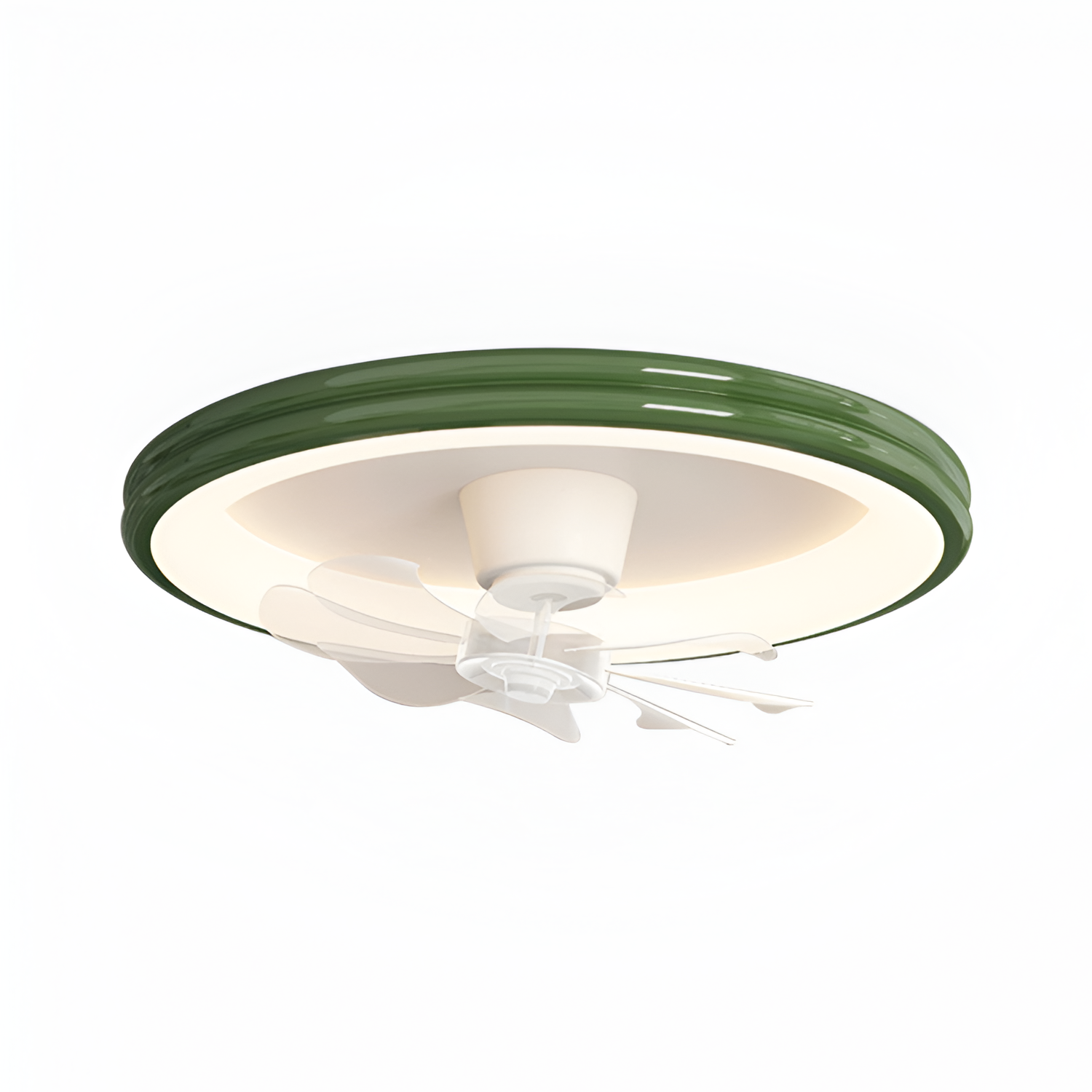 Lámpara Minimalista Con Ventilador De Techo Regulable - Montaje Empotrado