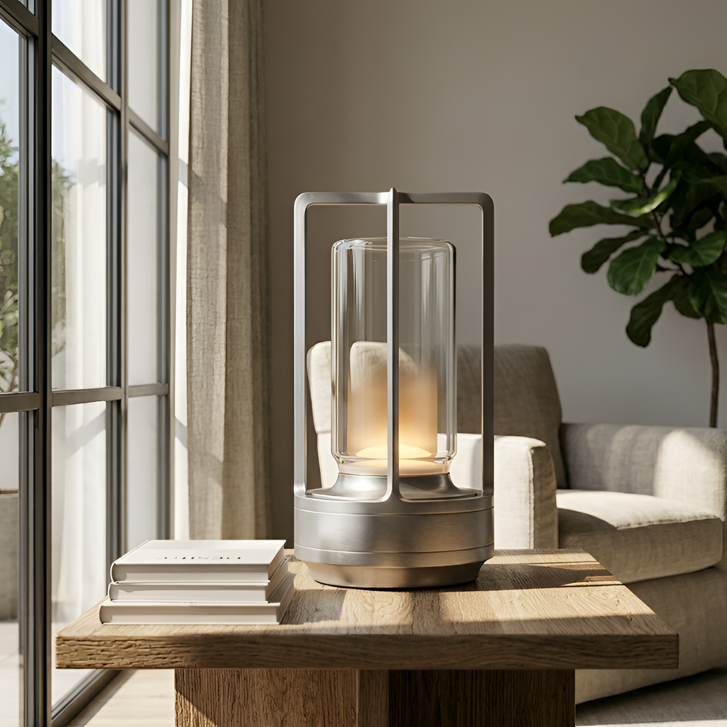 Linterna Casa Nordic – Lámpara de Cristal Decorativa