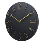Reloj de Pared Minimalista de Números de Alambre - Silencioso
