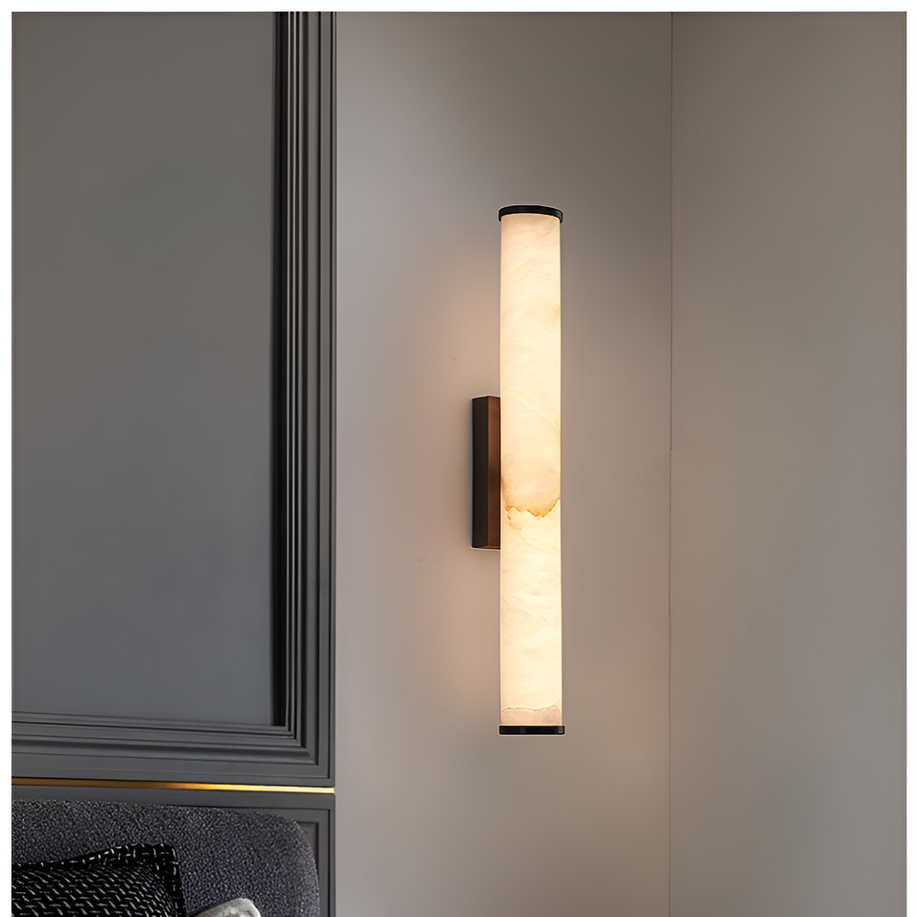 Aplique de Pared de Alabastro Minimalista - Lineal