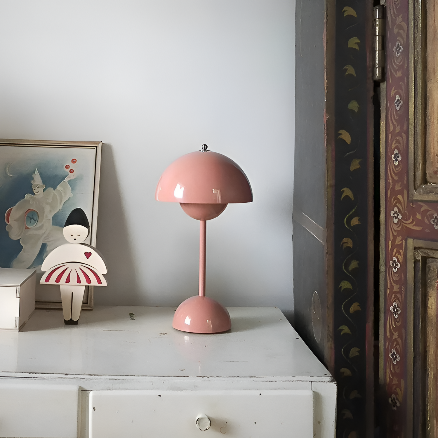 Lámpara de Mesa Domo Minimalista - Portátil