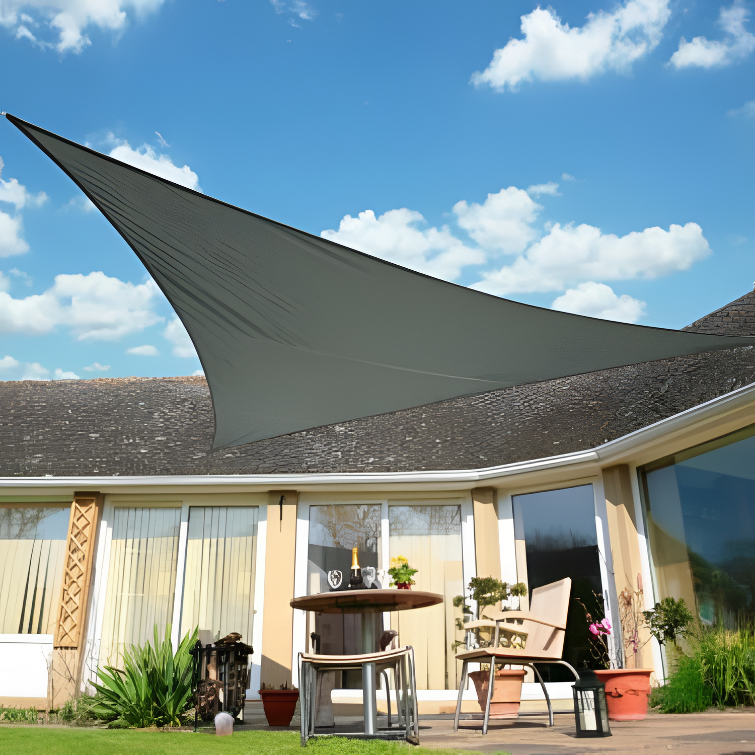 Toldo Vela de Tensión Anti-UV - Duradero