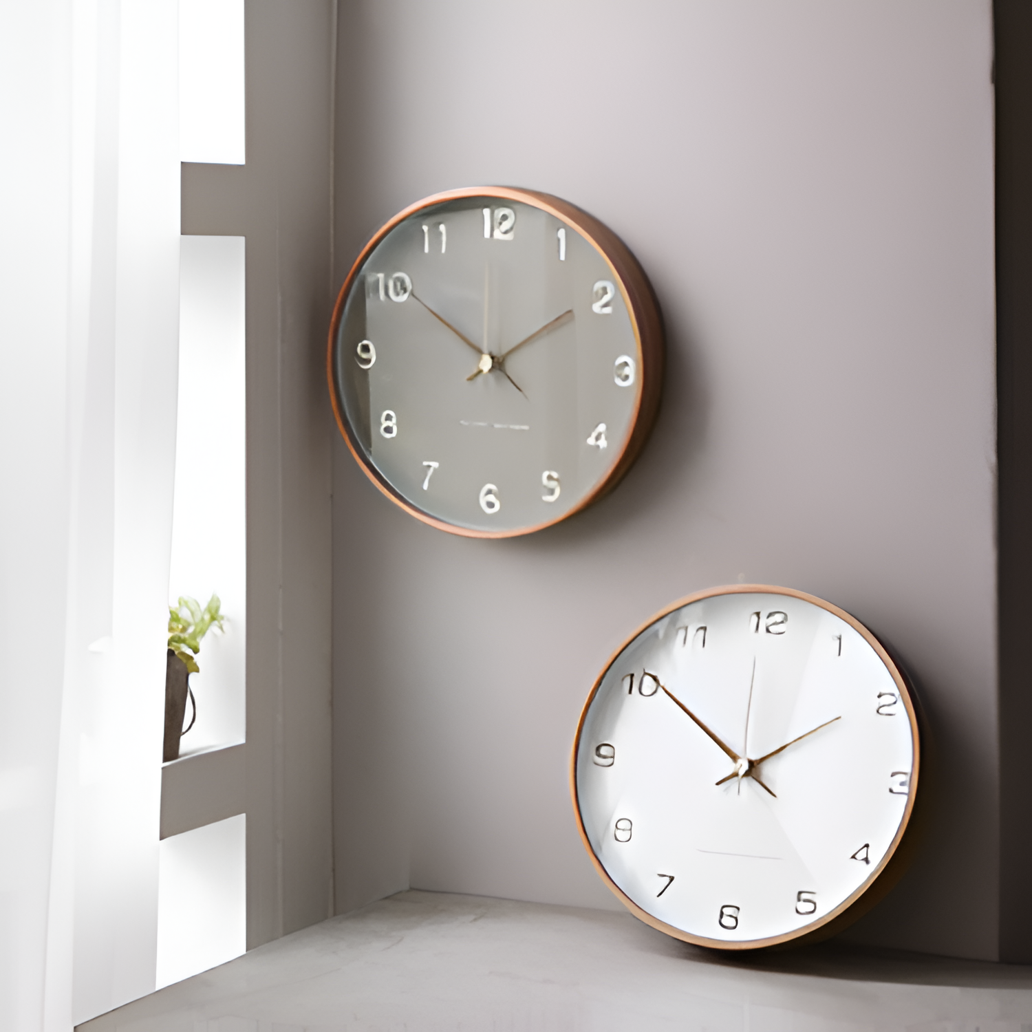 Reloj Pared Silencioso Minimalista - Analógico