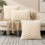 Funda de Cojín con Textura Relieve - Decoración de Hogar