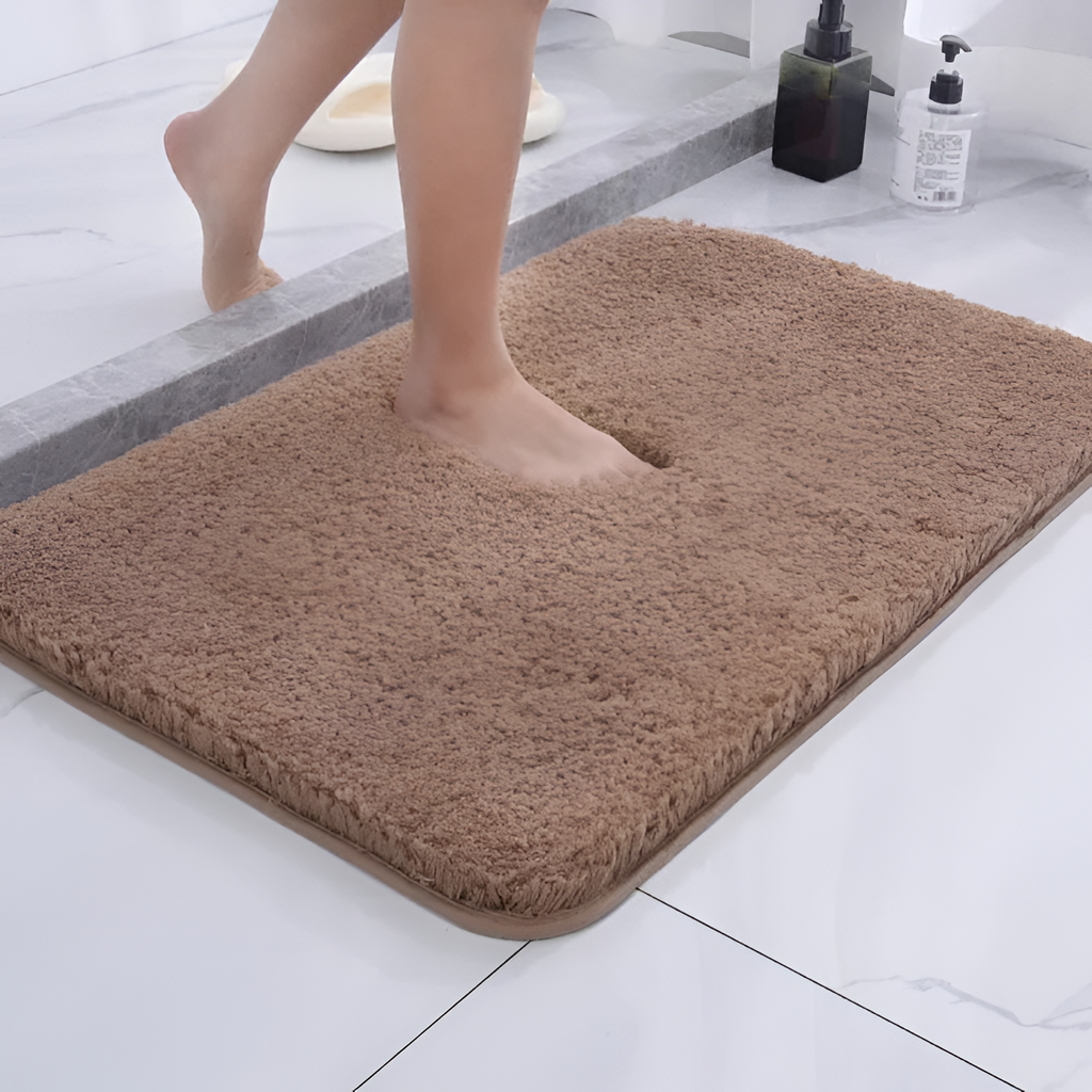 Alfombrilla de baño antideslizante - paño de microfibra absorbente para el hogar