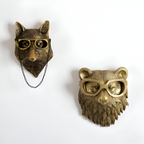 Escultura Pared Animal Antiguo Ecléctico - Dimensional
